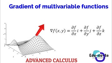 Gradient of multivariable functions