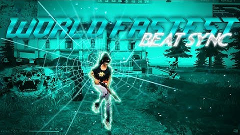 Free fire world fastest beat sync || Free fire montage video || editing like kaushik is live