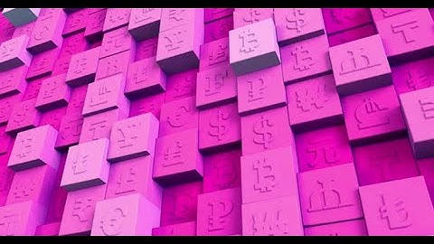 3D Global Currency Cube Background Pink | Motion Graphics template - Envato elements