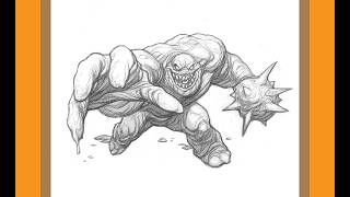 Frank Cho Drawing Demo - Clayface