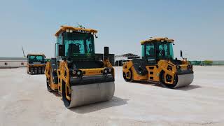 XCMG Smart Construction Demonstration in Oman | Automated Paving & Intelligent Compaction!