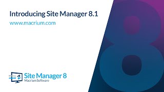 Introducing Site Manager 8.1 screenshot 5