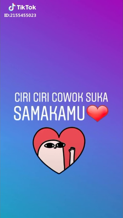 Ciri ciri cowok suka sama kamu