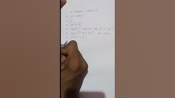 #write a "c" programme code to check wheather two numbers are equal or not equal#@