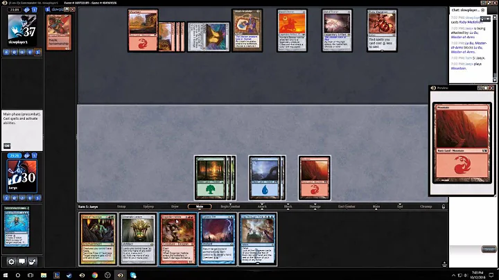 MTGO Commander Gameplay 27: Riku vs Lu Bu