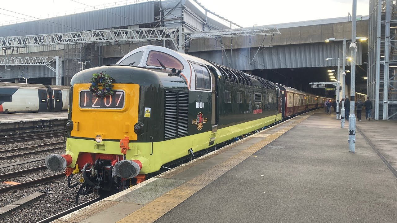 D9000 Royal Scots Grey ECS at 06:30 then 1Z07 departs Euston 07:00 Weds 11th March 2026