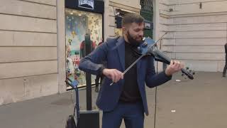 Dance Monkey - violin street performance
