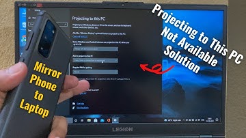 Projecting to This PC Wndows 10 Not Available Solution in Hindi and Mirror Phone Screen to Laptop