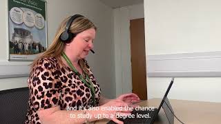 Working compressed hours supports Mandi's work/life balance