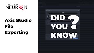 Famous Did you know? | Axis Studio File Exporting Options Wealth