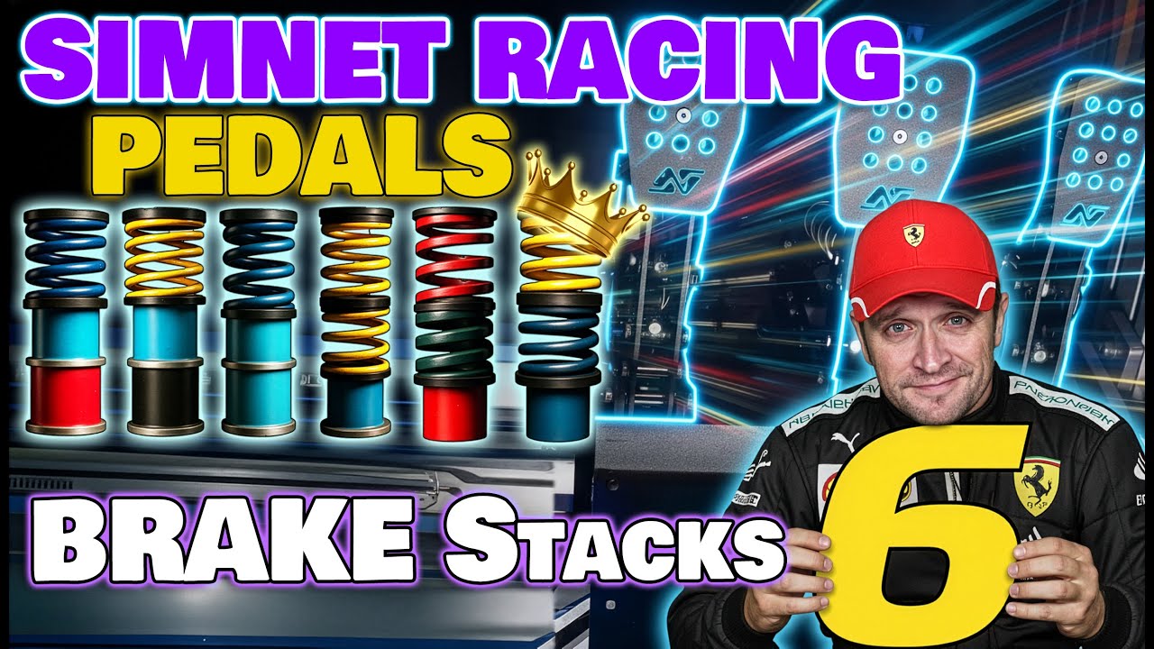 Best Brake Pedal Setup for Sim Racing? | SimNet Racing Pedals (Fanatec alternative)