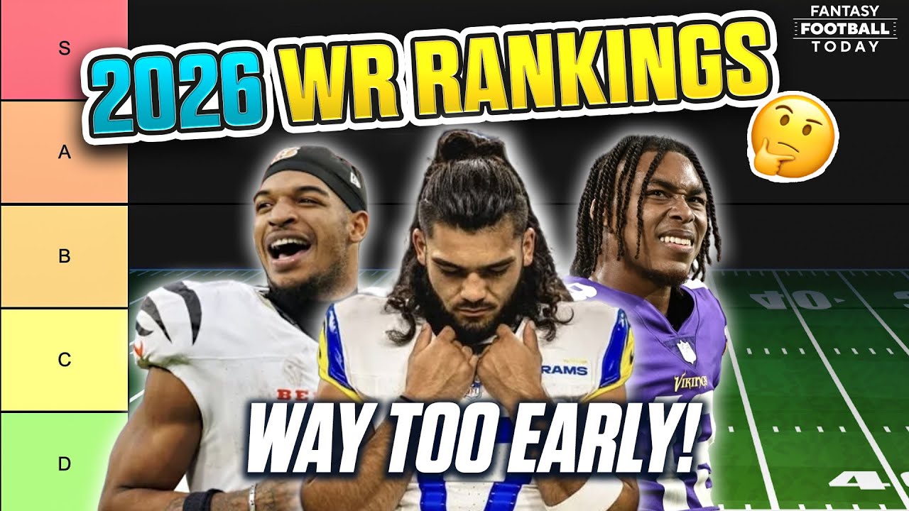 Way Too Early 2026 Fantasy Football WR Rankings + Divisional Round Preview