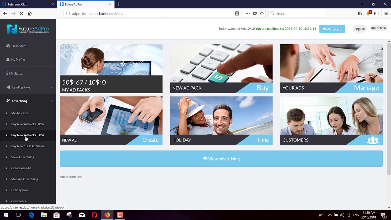 Payment Proof Of FutureNet or FutureAdPro- Updated 2018