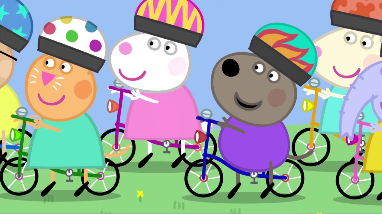 Peppa Pig 粉红猪小妹 第2季40【騎自行車 The Cycle Ride】中文版1080P - YouTube