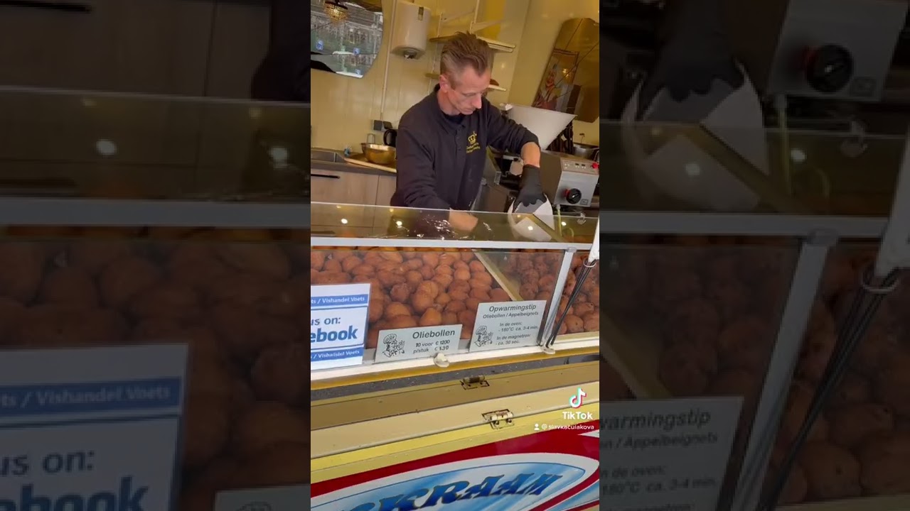 Delicious Dutch oliebollen and currant buns/Tilburg