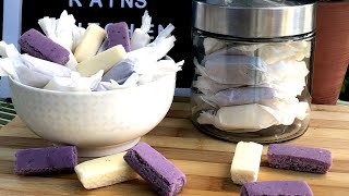 MILK & UBE CANDY BARSll How To Make Homemade Candy Bars|| Philippines Best