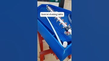 The gold mining processing machine shaking table working site #shaking #table #gold #jycrusher