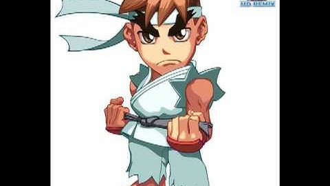 Ryu Stage - Super Puzzle Fighter II Turbo