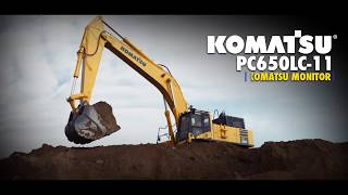 Komatsu PC650LC-11 monitor