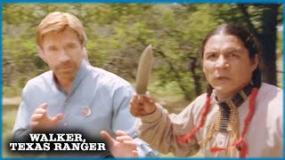 Walker Fights Native Warrior | Walker, Texas Ranger