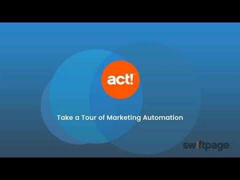 Act! CRM Classic Training Videos - Take a Tour of Act! Marketing Automation