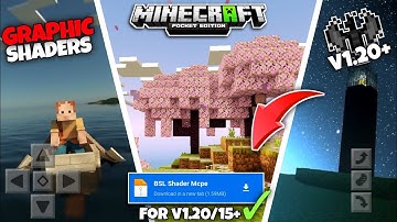 Best Shader For MCPE 1.20 / 1.20.15+ | Render Dragon [ 100% Working ]