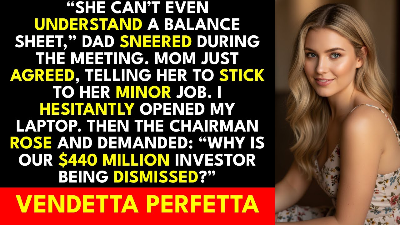 Parents said You’ll never grasp business — then met the firm’s top investor.