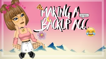 Making Backup account on msp