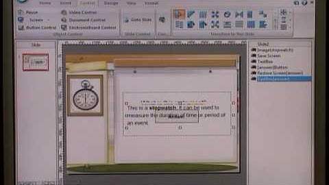 LectureMAKER - Hide a button with Button Control.wmv