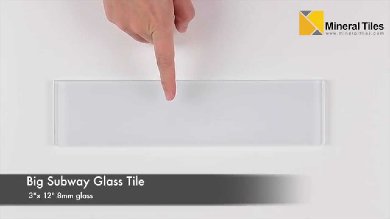 Glass Subway Tile Extra White 3x12 - 120ANAELEMICE312 - YouTube - Glass Subway Tile Extra White 3x12 - 120ANAELEMICE312 - YouTube