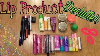 Lip Product Declutter 2017 - Lip Liners, Tinted Lip Balms, etc