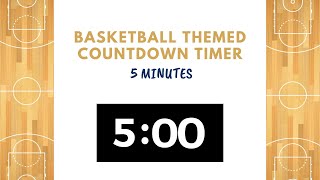 Basketball Madness 5 Minute Countdown Timer