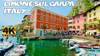 LIMONE SUL GARDA ITALY WALKING TOUR 4K UHD -WITH CAPTIONS