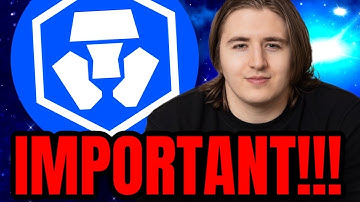 CRYPTO.COM CRO COIN HOLDERS WE NEED TO TALK!