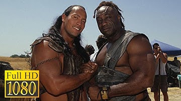 Dwayne Johnson vs Michael Clarke Duncan in the movie The Scorpion King (2002)