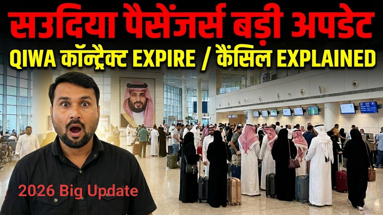 Saudi Travel Big Update 2026 😱| Qiwa Contract Expire Cancel Explained Hindi | Travel Guru Masood 