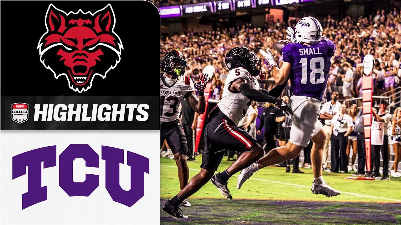 Arkansas State Red Wolves vs. TCU Horned Frogs | Full Game Highlights | ESPN College Football