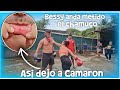 Bessy le PEGÓ en la boca a propósito a Camarón. Tico tuvo que parar la pelea. Anda irreconocible.