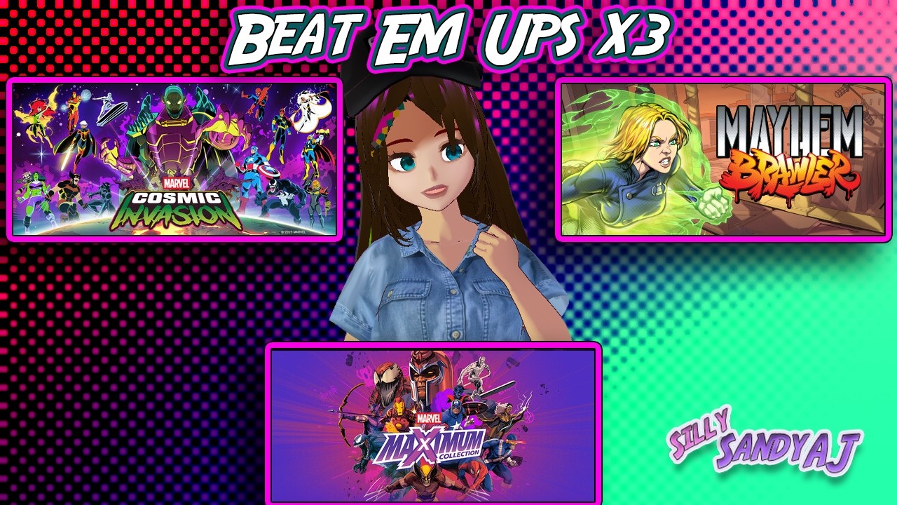 《BeatEmUpsx3》Marvel Cosmic Invasion | Mayhem Brawler | Marvel Maximum Collection