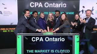 CPA Ontario Closes Toronto Stock Exchange November 14 2019