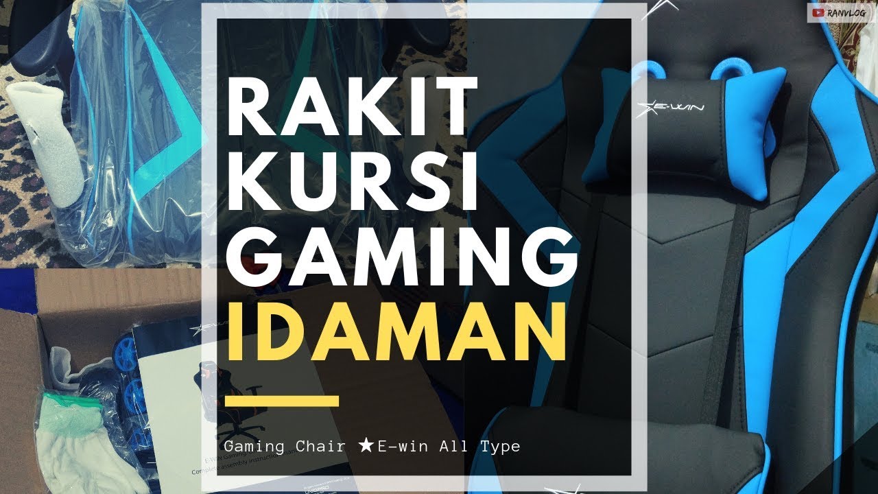 Unbox dan Instalasi KURSI  GAMING  MURAH Yang  Nyaman  