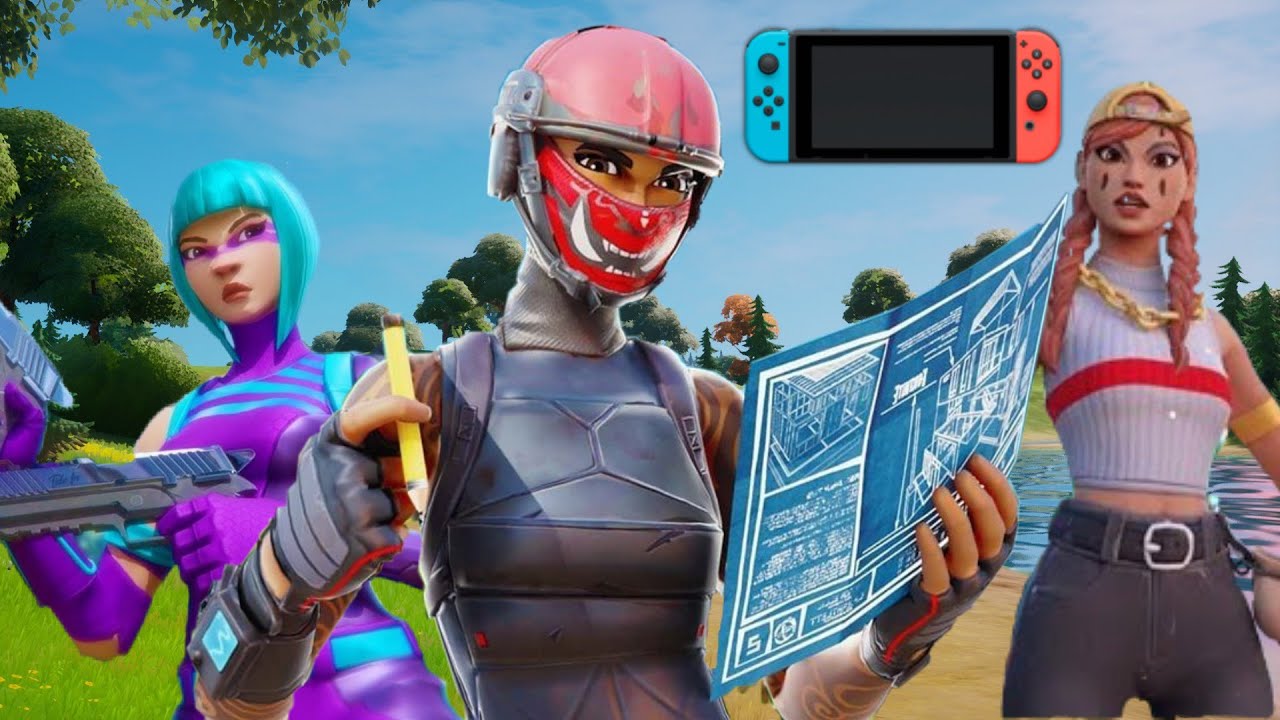 Fortnite Nintendo Switch Pro Trio Scrims WIN !