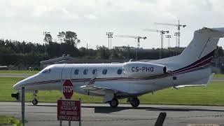 CS-PHO Embraer Phenom 300 close up at Dublin Airport Ireland