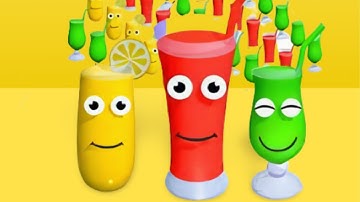 JUICE RUN All Levels Walkthrough Mobile IOS, Android New Running Games Gameplay Max Level DFGD87