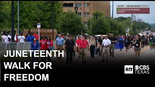 Big turnout for Juneteenth Walk For Freedom despite rain in Fort Worth