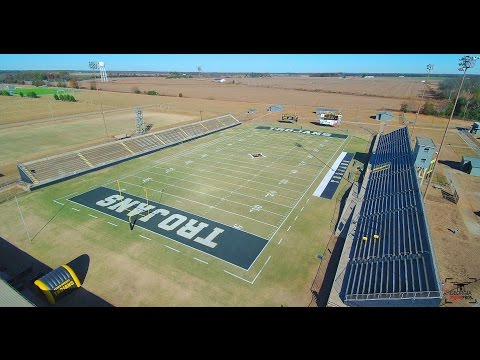Peach County High school Football Field 2016 State Playoffs Trojans