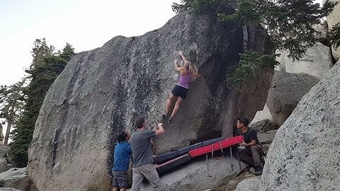 Green Tea Arête*** (V4) Send - Tramway