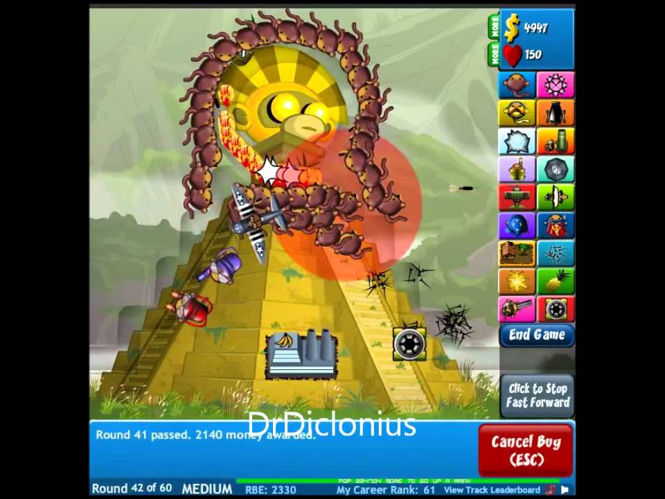 bloons tower defense 3 maps