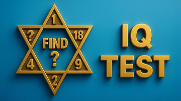 ✅ Daily IQ Test - Star Triangle Puzzle | Find The Missing Number
