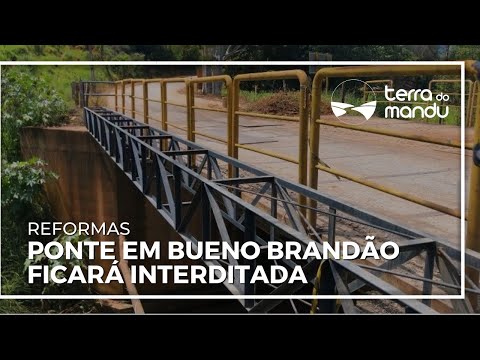 Bueno Brandão: Ponte que liga três cidades ficará interditada por 30 dias para reforma